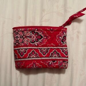 Small Red Vera Bradley Coin Purse